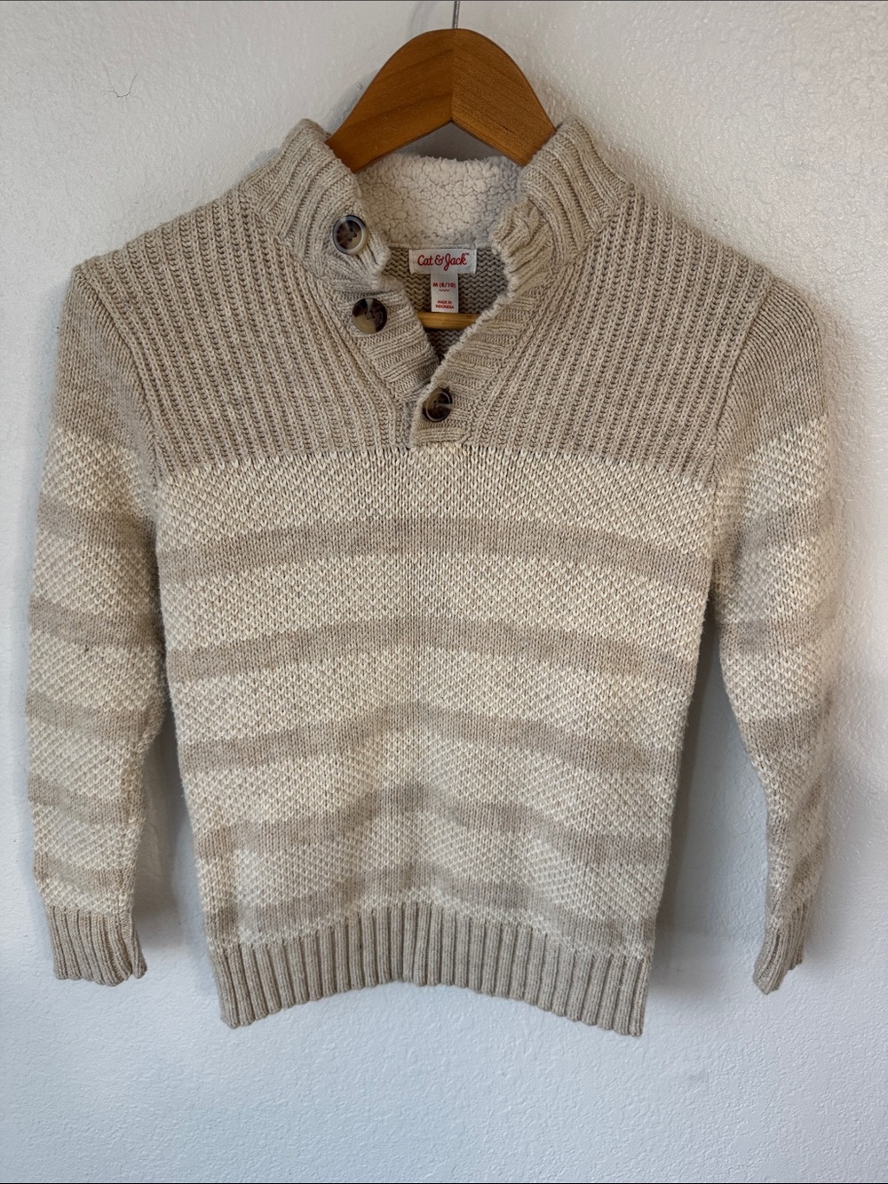 Boys Cat & Jacket Sweater